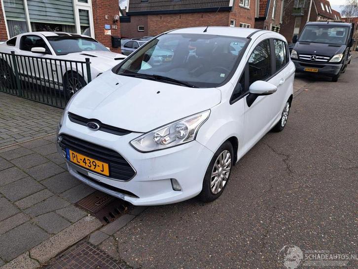 Ford B-MAX 1.0i (bj 2017), Auto diversen, Schadeauto's, Ford, Handgeschakeld, Benzine, MPV, Wit