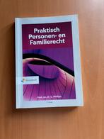 praktisch personen en familierecht, Boeken, Studieboeken en Cursussen, Ophalen of Verzenden, Gelezen, HBO