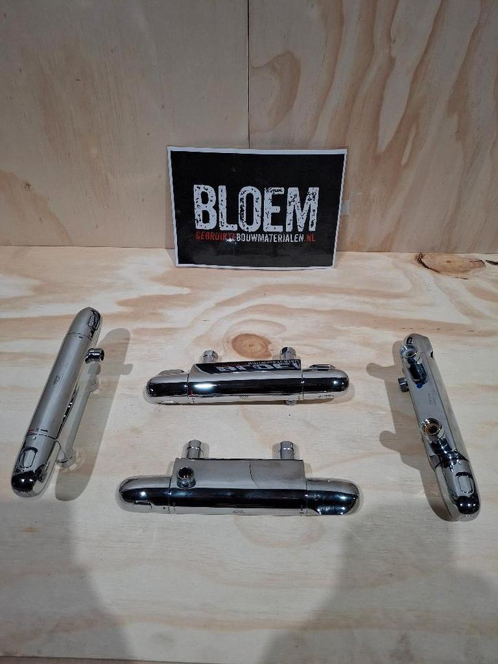 mengkranen Grohe/Saniselect, Doe-het-zelf en Verbouw, Sanitair, Zo goed als nieuw, Douche, Chroom, Ophalen