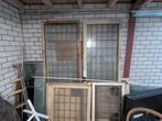 Glas in lood ramen, Ophalen, Zo goed als nieuw, Hout