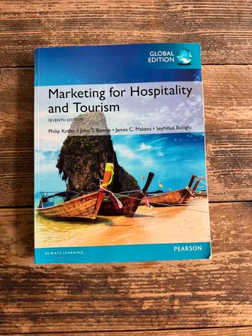 Marketing for hospitality and tourism beschikbaar voor biedingen