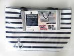 Strandtas set 2-delig waterafstotend met ritssluiting, nieuw, Ophalen of Verzenden, Nieuw, Blauw