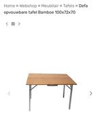Defa bamboe kampeertafel, Caravans en Kamperen, Ophalen of Verzenden, Nieuw