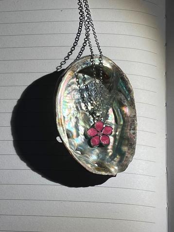 Hawaii Ketting - Roze Hibiscus Bloem beschikbaar voor biedingen