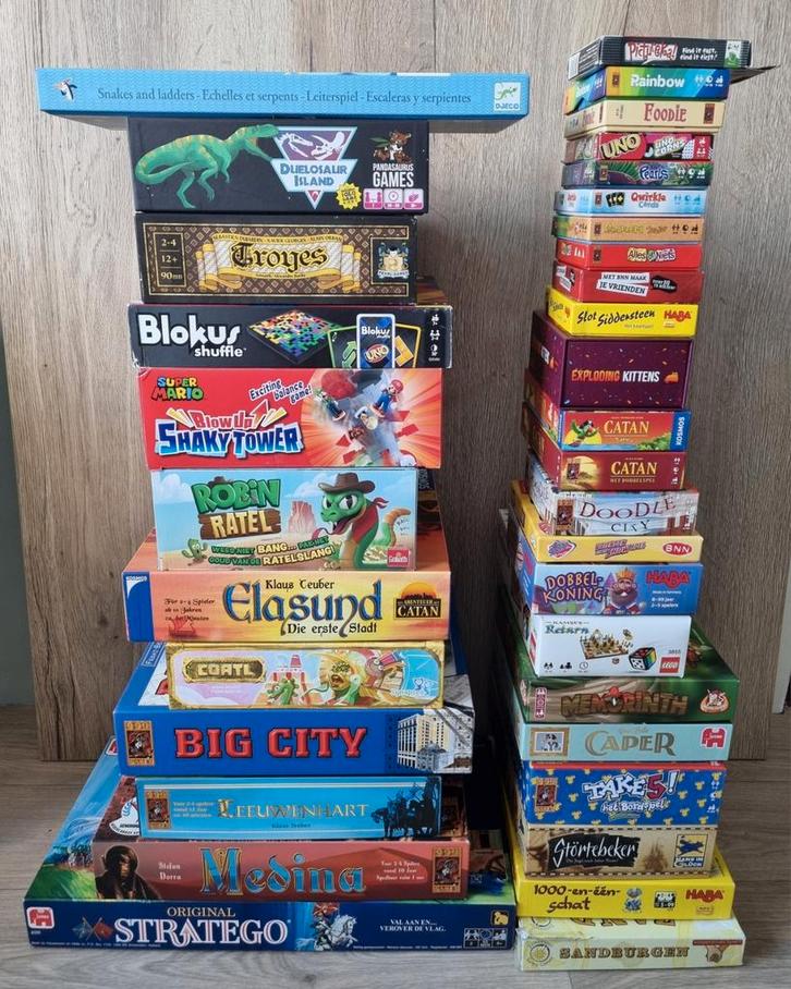 Diverse bord- en kaartspellen voor jong en oud, Hobby en Vrije tijd, Gezelschapsspellen | Bordspellen, Zo goed als nieuw, Ophalen of Verzenden
