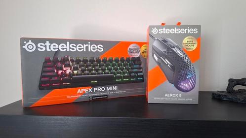 Steelseries: APEX PRO MINI+ AEROX 5, Computers en Software, Toetsenborden, Zo goed als nieuw, Ophalen of Verzenden