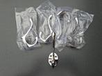 5 chrome kapstokhaken B, Huis en Inrichting, Ophalen of Verzenden, Nieuw, Wandhaken, Minder dan 100 cm