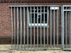 hekwerk, terreinhek, poort, erfafscheiding, verzinkt, Heras,, Tuin en Terras, Ophalen, Met poort, Gebruikt, Spijlenhekwerk