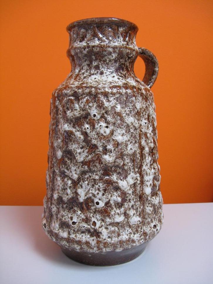 retro vintage fat lava vaas Stein keramiek West Germany 70s, Antiek en Kunst, Antiek | Vazen, Ophalen of Verzenden