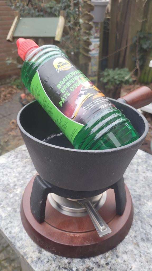 Kaasfonduepannetje gietijzer, Ophalen, Nieuw