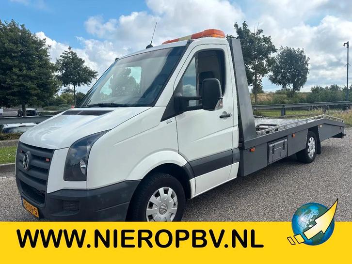 Volkswagen Crafter 2.5TDI Oprijwagen/Autotransport Airco Cru, Auto's, Bestelauto's, Bedrijf, Te koop, Volkswagen, Diesel, Euro 5