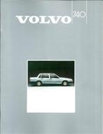 Brochure Volvo 740 1985, Ophalen of Verzenden, Gelezen, Volvo