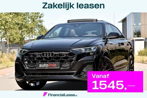 Audi Q8 60 TFSI e quattro Pro Line S Competition. RS Zetels,, Auto's, Audi, Bedrijf, Lease, Financial lease, Q8, 360° camera, ABS