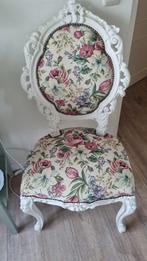 Antieke Biedermeier Stoel met Bloemmotief, Ophalen