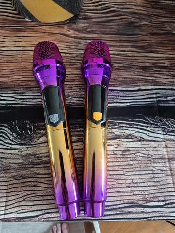Set draadloze microfoons voor o.a. JBL partybox beschikbaar voor biedingen