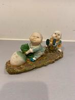 Vintage Aziatische Monnik Jongetjes Beeldje, Verzamelen, Beelden en Beeldjes, Ophalen of Verzenden, Gebruikt, Mens