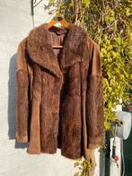 Bontjas kort model, Ophalen, Gedragen, Maat 38/40 (M), Bruin