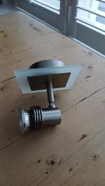 Plafondspot met glazen kap, Ophalen of Verzenden, Zo goed als nieuw, Glas, Modern