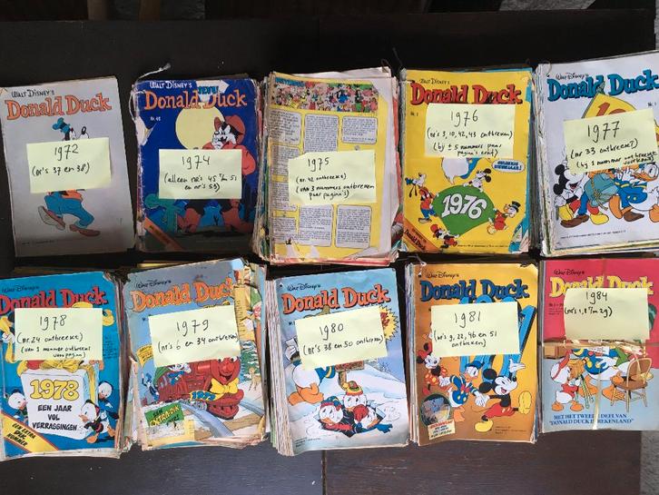 Donald Duck, Boeken, Stripboeken, Gelezen, Meerdere stripboeken, Ophalen