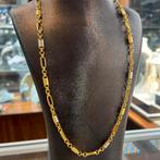 21 karaat gouden ketting monte carlo schakel, Ophalen of Verzenden