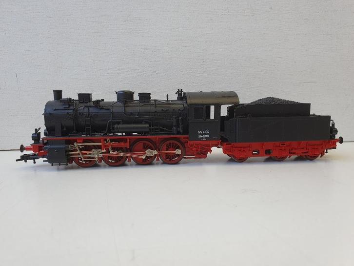 FLEISCHMANN H0 90 4154 Stoomloc NS 4105 analoog gelijkstroom, Hobby en Vrije tijd, Modeltreinen | H0, Gebruikt, Locomotief, Gelijkstroom