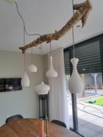 Eettafel lamp, Huis en Inrichting, Lampen | Hanglampen, Gebruikt, Hout, Ophalen