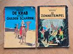Kuifje stripboeken, 1947 en 1949, Boeken, Gelezen, Ophalen of Verzenden, Meerdere stripboeken, Hergé