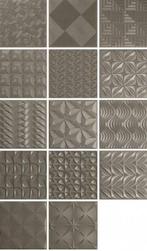 Unieke reliëftegels mozaïk metallic, Doe-het-zelf en Verbouw, Tegels, Ophalen, Minder dan 20 cm, Zo goed als nieuw, Minder dan 5 m²
