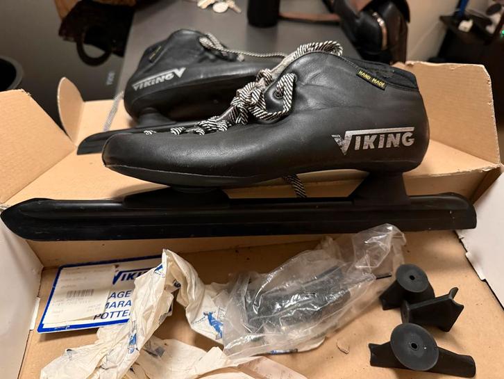 Viking Marathon Mid maat 43, inclusief ombouw naar lage noor, Sport en Fitness, Schaatsen, Gebruikt, Noren, Viking, Ophalen of Verzenden