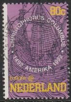 Nederland 1992 1528 Europa Zeilschip Columbus, Gest, Postzegels en Munten, Ophalen of Verzenden, Na 1940, Gestempeld