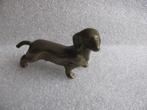 Teckel Beeldje van Koper - 6 x 4.5 cm, Verzenden