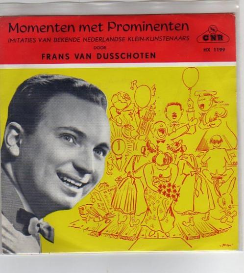 Frans van Dusschoten- Momenten met Prominenten, Cd's en Dvd's, Vinyl | Nederlandstalig, Zo goed als nieuw, Levenslied of Smartlap