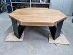 Unieke salontafel met dik blad., 50 tot 100 cm, Minder dan 50 cm, Rechthoekig, Zo goed als nieuw