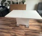 Uitschuifbare eettafel - 90-140/180 cm, Huis en Inrichting, Tafels | Eettafels, Kunststof, Gebruikt, 100 tot 150 cm, Vier personen