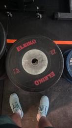 Eleiko 25kg bumper plates 6x, Sport en Fitness, Fitnessmaterialen, Ophalen, Gebruikt