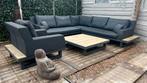 Grote Life hoekbank loungeset + fauteuil & tafel, Tuin en Terras, Tuinsets en Loungesets, Overige materialen, Gebruikt, Meer dan 8 zitplaatsen
