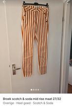 Broek scotch & soda maat 27/32 mid rise, Ophalen of Verzenden, Zo goed als nieuw