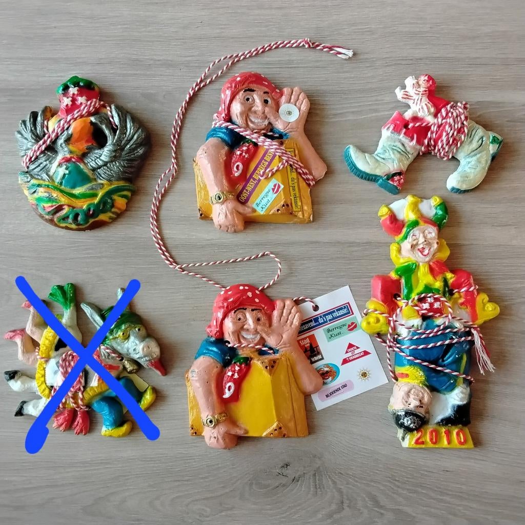 Vastenavend Veldteken Krabbegat 2006-2007-2009-2010, Verzamelen, Ophalen of Verzenden