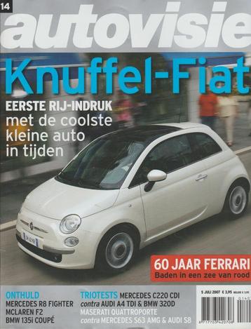 Fiat 500 ( nieuw - typo 312 ) test in Autovisie 2007 beschikbaar voor biedingen