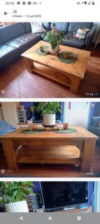Steigerhouten robuuste salontafel!, Huis en Inrichting, Ophalen, Gebruikt, 50 tot 100 cm, Landelijk