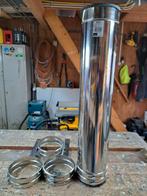 Isoduct 125mm Geisoleerd Rookkanaal 100cm + Daksteun, Ophalen, Minder dan 60 cm, 80 cm of meer, 800 watt of meer