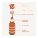 ASOBU - Red Panda Bestie Bottle, Asobu, Info@asobubottle.com, Nieuw, Ophalen of Verzenden
