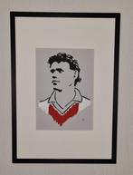 Marco van Basten D (linodruk in aluminium lijst), Minder dan 50 cm, Oorspronkelijke maker, Verzenden, Nieuw