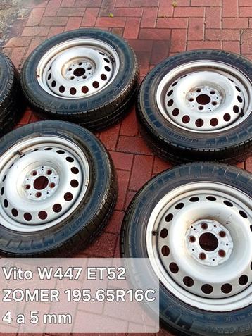 Diverse Mercedes Vito velgensets beschikbaar voor biedingen