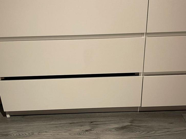 IKEA Malm ladekast wit 3x2, Huis en Inrichting, Kasten | Dressoirs, Zo goed als nieuw, 150 tot 200 cm, 25 tot 50 cm, Met lade(s)