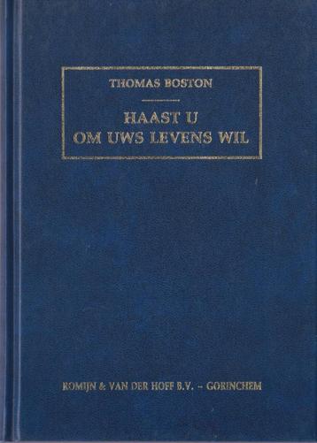 THOMAS BOSTON - HAAST U OM UWS LEVENS WIL beschikbaar voor biedingen