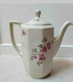 Koffiekan,1950,MOSA Maastricht,bloemen,porselein,deksel,pot, Antiek en Kunst, Antiek | Vazen, Ophalen of Verzenden