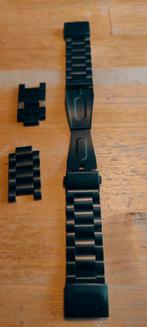 Horlogeband Metaal 22mm + Schakels voor Garmin, Ophalen of Verzenden