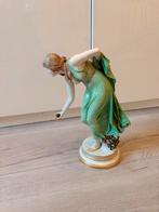Meissen Art Nouveau beeld Kugelspielerin, Walter Schott 1897, Ophalen