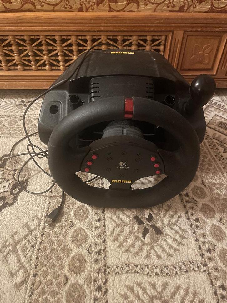 Logitech momo, Computers en Software, Joysticks, Gebruikt, Ophalen